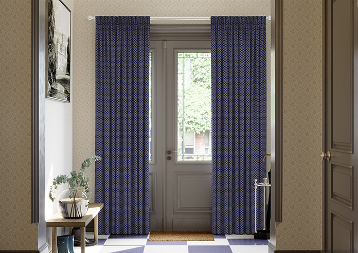 Sicily, Blue - Made to Measure Curtains - Image 3